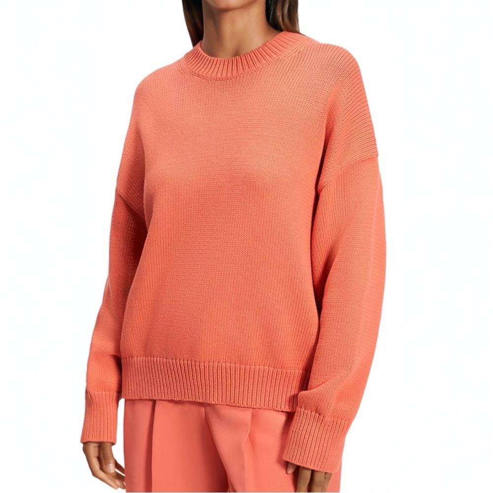 NWT Theory Oversized Sweater Sienna Cotton Small